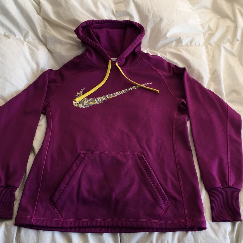 Nike Purple Logo Hoodie